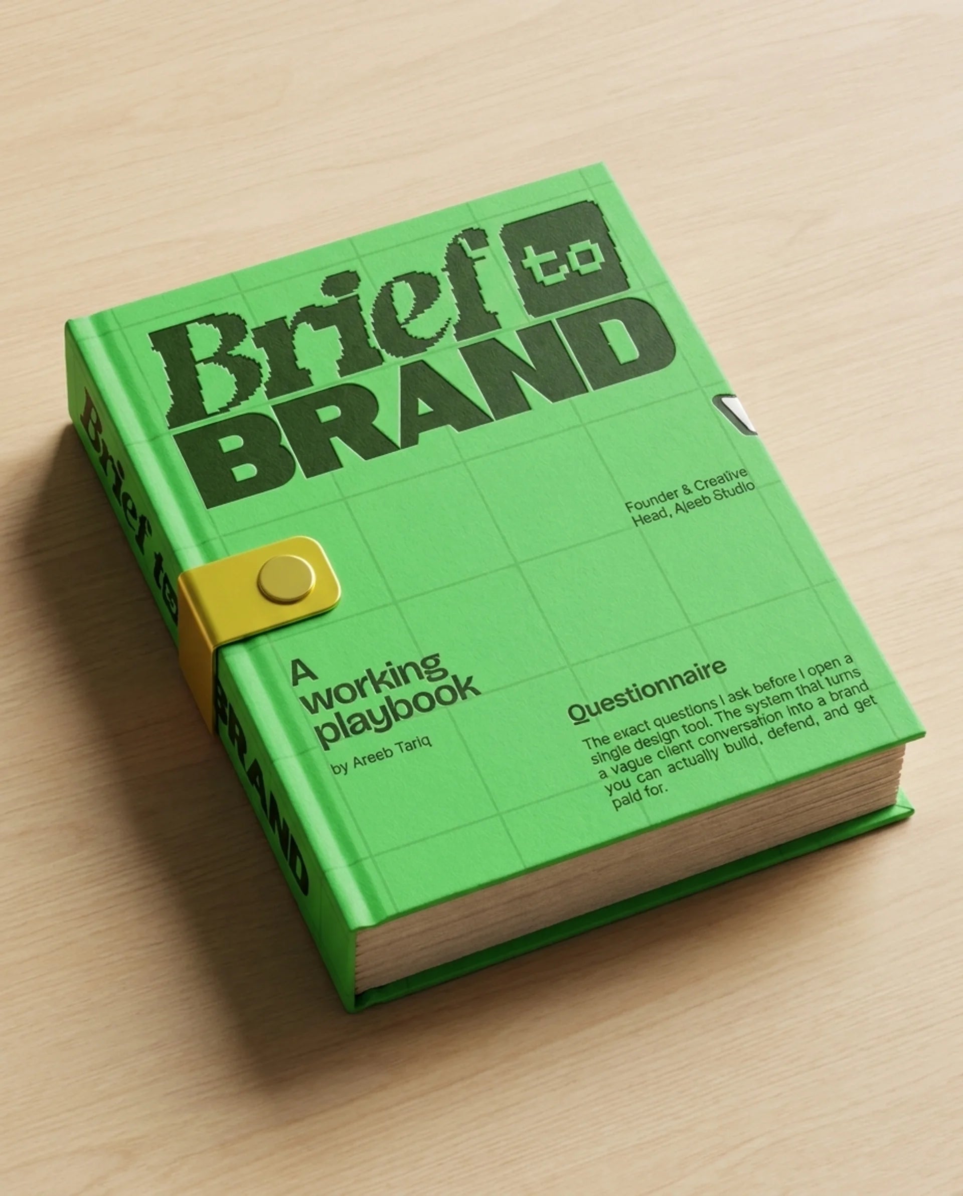 The Brand Brief Questionnaire by Ajeeb Studio